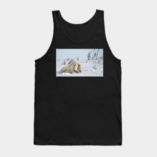 Polar bear family Tank Top